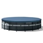 Intex Ultra XTR Frame 18′ x 52″ Above Ground Swimming Pool with Sand Filter Pump, Ladder, Cover, & Maintenance Accessory Kit with Vacuum and Skimmer - Image 4